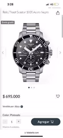 Reloj Tissot Seastar 1000 - Imagen 3