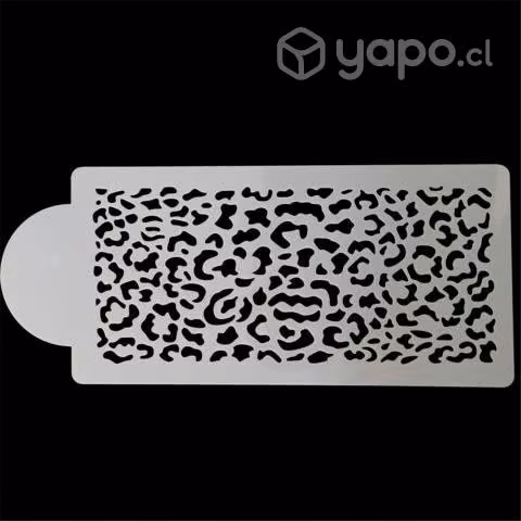 Pack De 4 Plantillas Stencil Animal Print