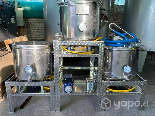Maquina productora de cerveza, Hombrewing 100lts