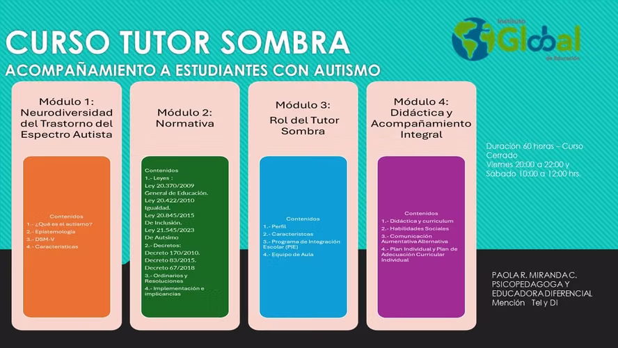 ¡curso certificado de tutor sombra