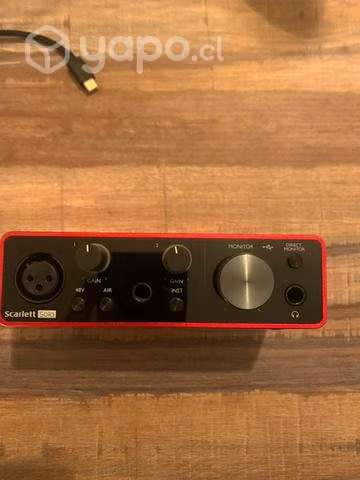 Interfaz de Audio Focusrite