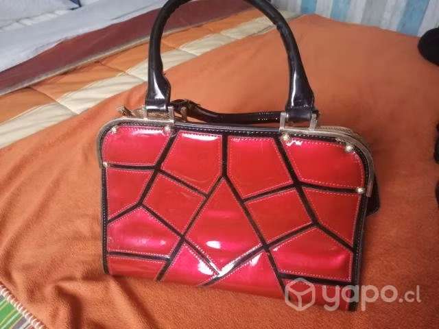 Cartera bolso cafe - Imagen 3