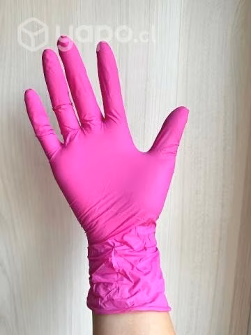 Guantes Nitrilo Fucsia