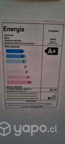 Congeladora LIBERO 300 litros