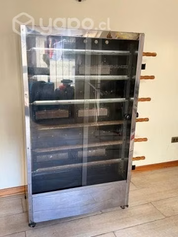 Asador de pollos 6 espadas industrial