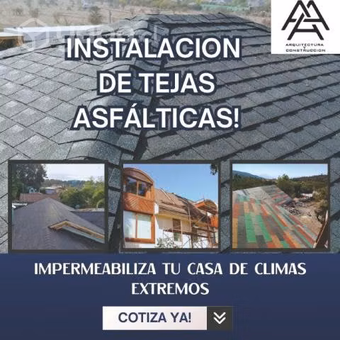 Servicio instalacion teja asfaltica