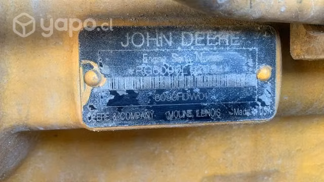 Motoniveladora Jhon Deere disponemos motor diésel