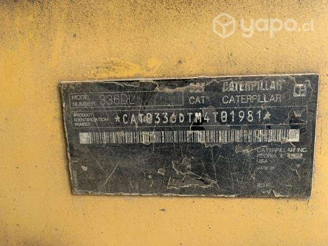 Excavadora Caterpillar 336D, motor de giro - Imagen 4