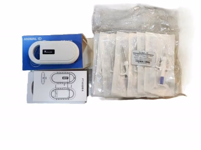 Kit Lector De Chip Mascotas + 20 Chips 2.12*12mm