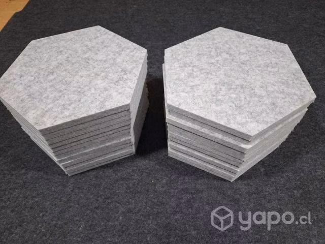 Paneles acústicos absorbentes de Fieltro PET