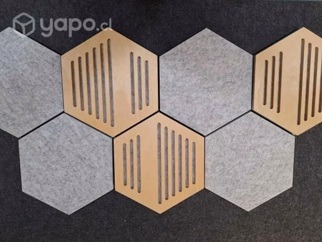 Paneles acústicos absorbentes de Fieltro PET