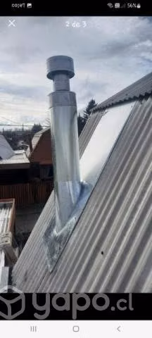 Instalación de combustión lenta.