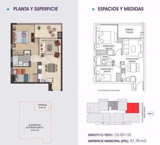 Vende dueño Depto. 2D1B. Ed. Manquehue Quillota