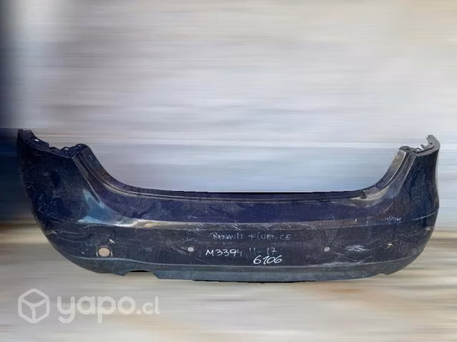 Parachoque trasero renault fluence 2011-2017