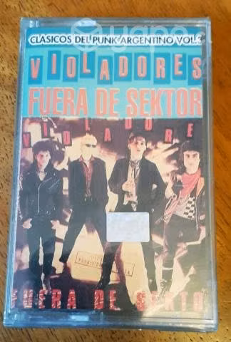 Cassette Los Violadores "Fuera de Sektor"