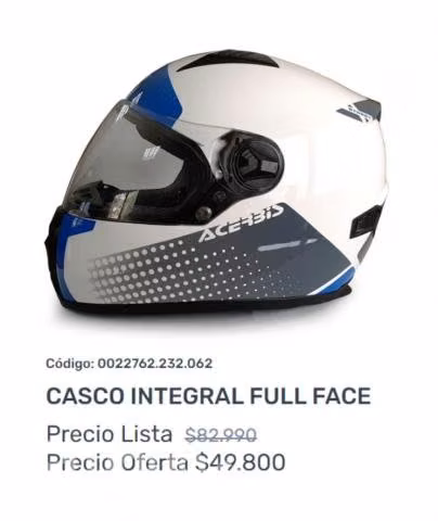 Casco integral full face - Imagen 3
