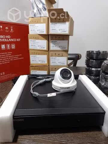 Kit HIKVISION 8 cámaras de seguridad nuevas