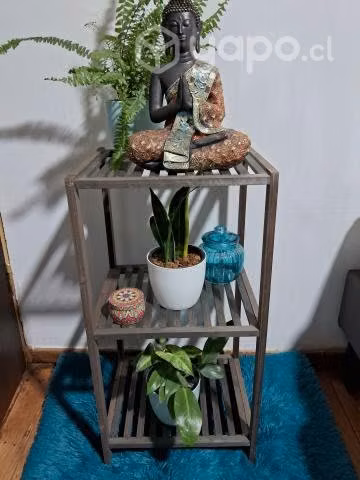 Estante madera para maceteros (Nuevo)