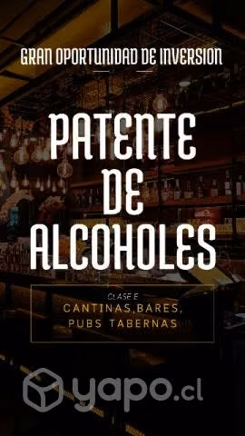 Patente de alcoholes