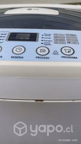 Lavadora automática lg