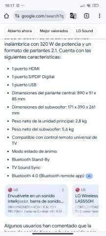 Soundbar LAS550H - Imagen 4