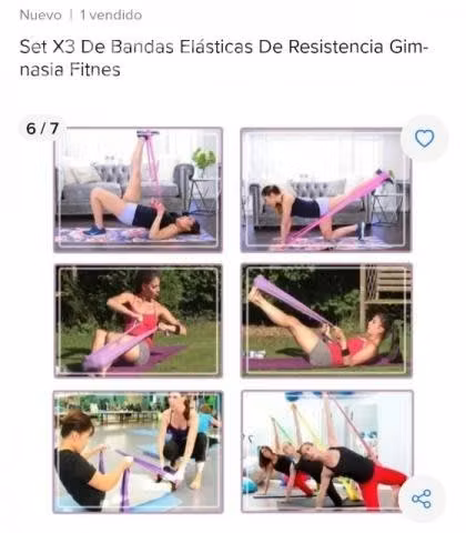 Rematando sets de 3 bandas elasticas