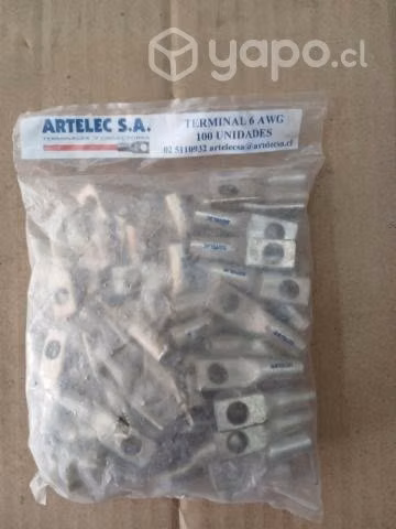 Terminales 6 awg.......y terminales 1/0 awg