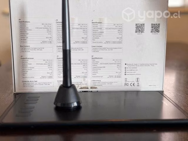 Tableta de dibujo Huion Inspiroy H640P