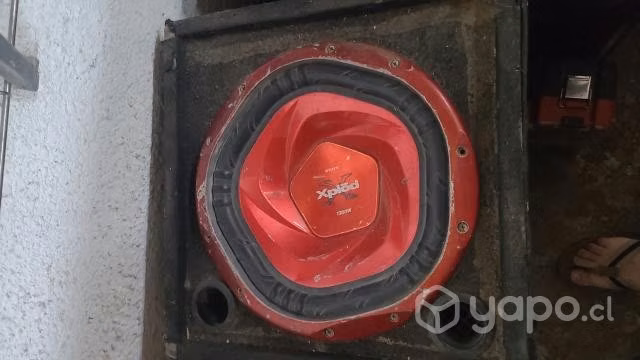 Bajo sony explod 1300 w y amplificador power crown