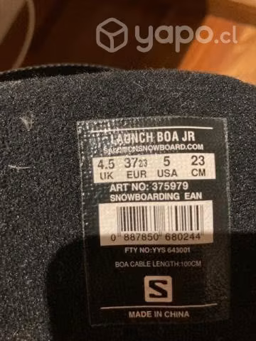 Botas Snowboard