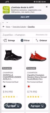Champions originales hombre