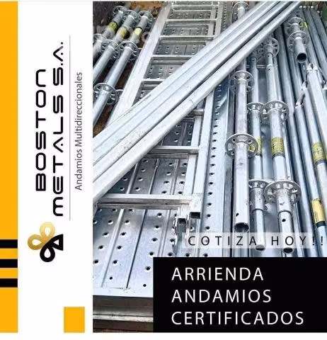 Alquiler de andamios multidireccionales