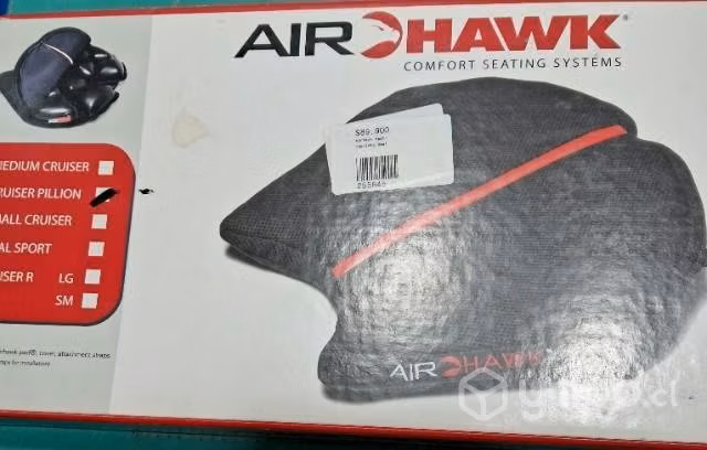 Asiento inflable para moto