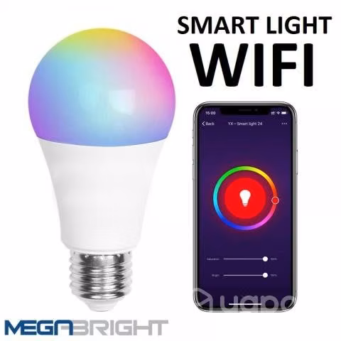 Ampolleta Inteligente LED Wifi Multicolor Megabrig