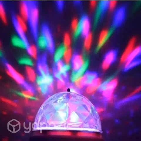Ampolleta Led giratoria de colores para fiestas