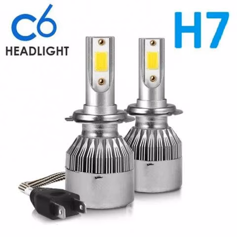 Ampolleta led auto H7 - 3600 Lumens para camion ca