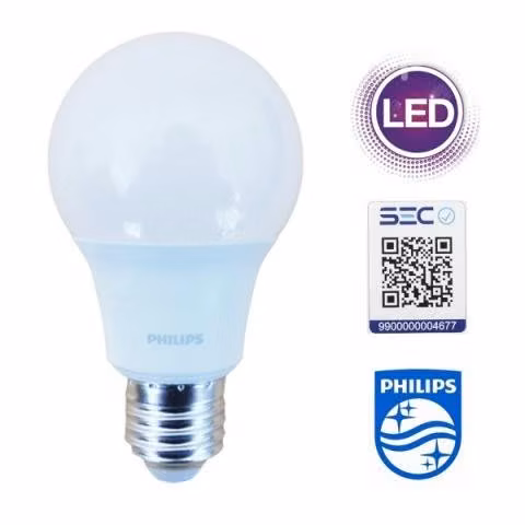Ampolleta LED PHILIPS E-27 10W=65W De Luz Fria