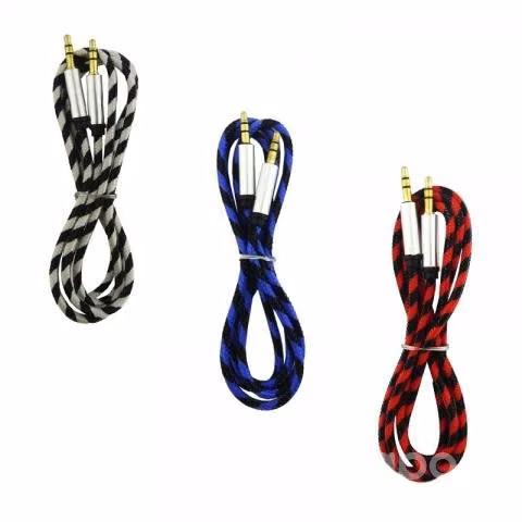 Cable auxiliar 1X1 Plug 3.5Mm Estereo, 1 Mts, Punt