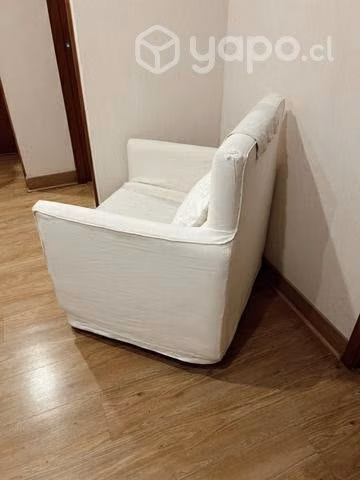 Poltrona Sitial funda de lino - Imagen 3