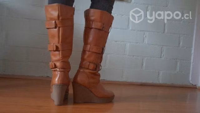 Botas cuero mujer