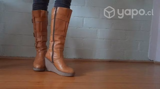 Botas cuero mujer