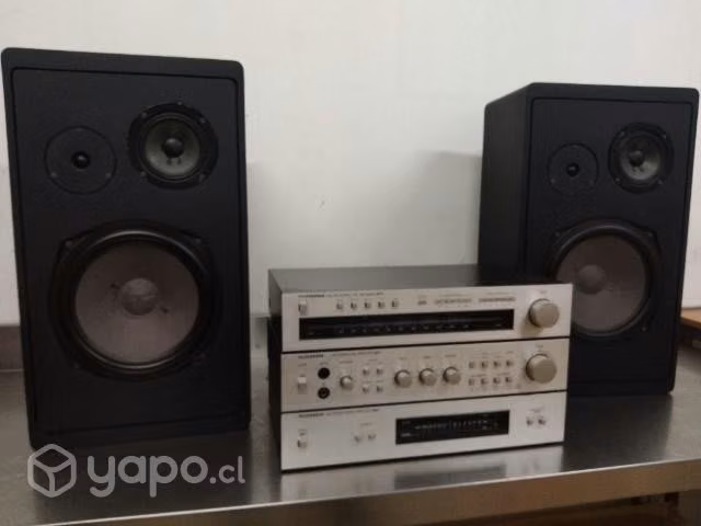 Equipo Telefunken con parlantes Visonik
