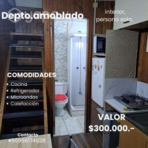 Arriendo depto.interior amoblado - Imagen 5