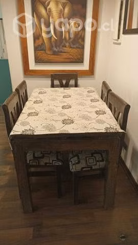 Comedor Madera 6 cuerpos