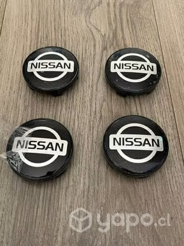 Tapas centro de llanta auto Nissan 60 mm