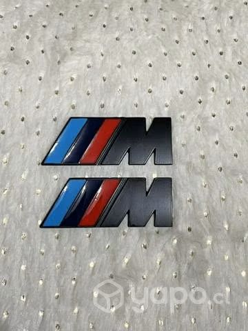 Logo metálico lateral auto BMW serie m