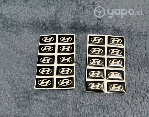 Logo botonera auto Hyundai