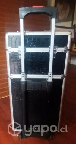 Maleta charol multiuso usada oferta impecable - Imagen 4