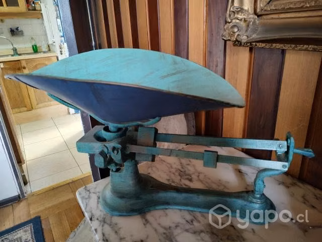 Balanza rústica de colección