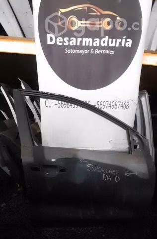 Puerta delantera Sportage 2016 a 2024 RH 2.1